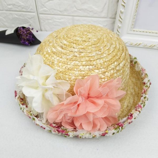 wide brim hats summer women's sun hat bucket cap bowknot flowers flat straw beach caps, Blue;gray
wide brim hats summer women's sun hat bucket cap bowknot flowers flat straw beach caps, Blue;gray