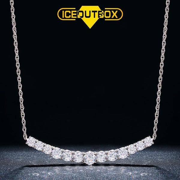 chains iceoutbox bling zircon 1 row tennis chain necklace women men 45cm long fashion jewelry gifts, Silver
chains iceoutbox bling zircon 1 row tennis chain necklace women men 45cm long fashion jewelry gifts, Silver