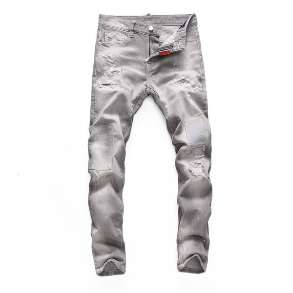 men's jeans original european night club style from the black mark italy men's brim pants luxury denim thin slices letter jeans pe, Blue
men's jeans original european night club style from the black mark italy men's brim pants luxury denim thin slices letter jeans pe, Blue