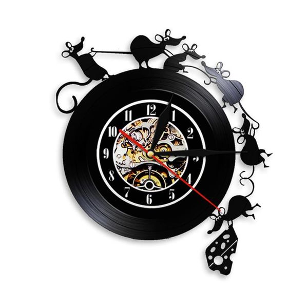 wall clocks playing rats chase cheese game laser cut handicraft art black clock animal mouse mice pests carved music record
wall clocks playing rats chase cheese game laser cut handicraft art black clock animal mouse mice pests carved music record