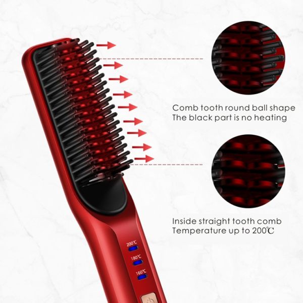 2in1 mini smart combs hair straightener brush ceramic curler usb wireless charging heated electric curl straight, Silver
2in1 mini smart combs hair straightener brush ceramic curler usb wireless charging heated electric curl straight, Silver
