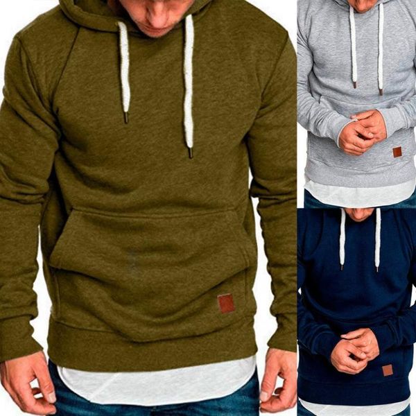 men's sweaters spring hoodie hooded plush soft elastic cuff men sweatshirt for jogging, White;black
men's sweaters spring hoodie hooded plush soft elastic cuff men sweatshirt for jogging, White;black