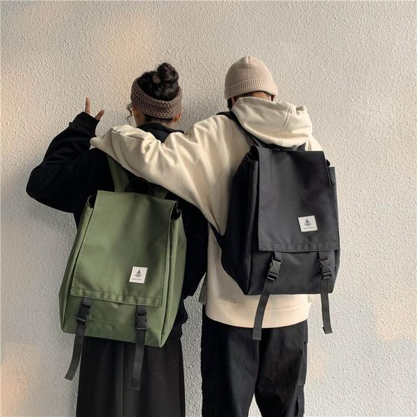 backpack men's for couples with solid color oxford cloth student school bag harajuku women men
backpack men's for couples with solid color oxford cloth student school bag harajuku women men