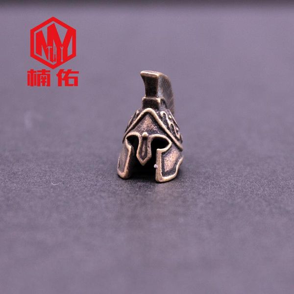 brass spartan warrior helmet paracord knife bead retro personality pendant outdoor tool accessories gadgets
brass spartan warrior helmet paracord knife bead retro personality pendant outdoor tool accessories gadgets