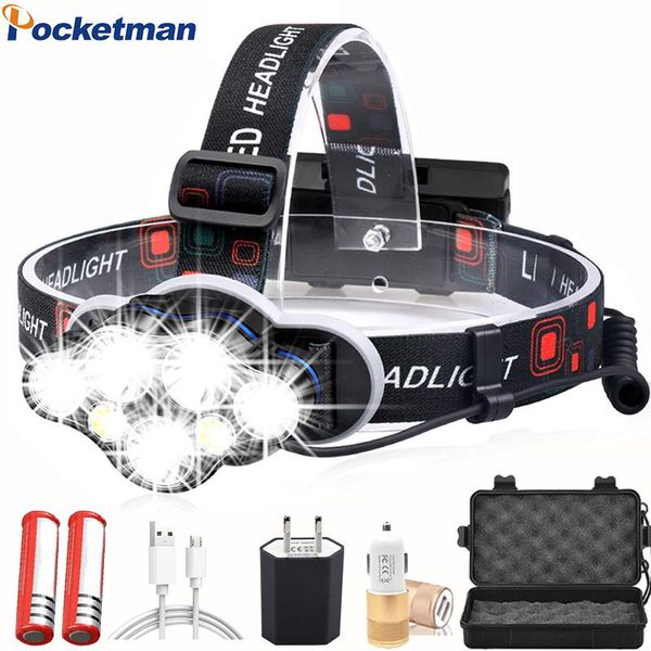 powerful headlight usb rechargeable head light 7 led lamp waterproof torch lantern headlamps
powerful headlight usb rechargeable head light 7 led lamp waterproof torch lantern headlamps