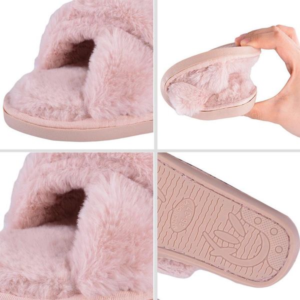 slippers women home winter warm shoes woman slip on flats slides female faux fur big size 36-43 furry cross slipper, Black
slippers women home winter warm shoes woman slip on flats slides female faux fur big size 36-43 furry cross slipper, Black