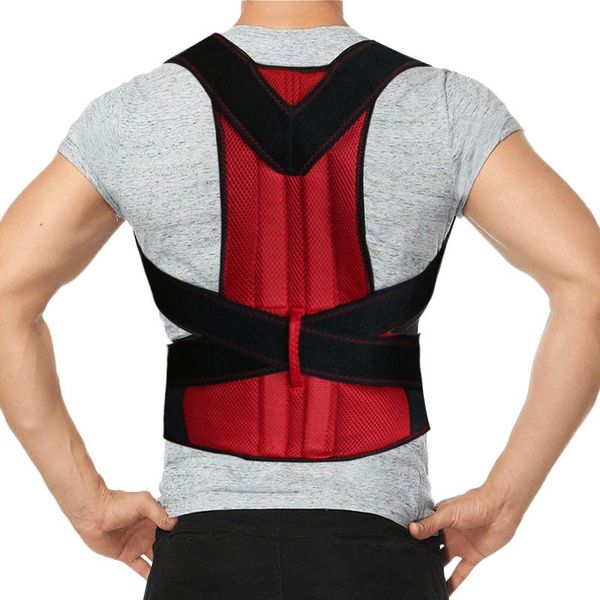spine back corset posture correction steel straps corrector shoulder support belt practical elastic braces, Black;blue
spine back corset posture correction steel straps corrector shoulder support belt practical elastic braces, Black;blue