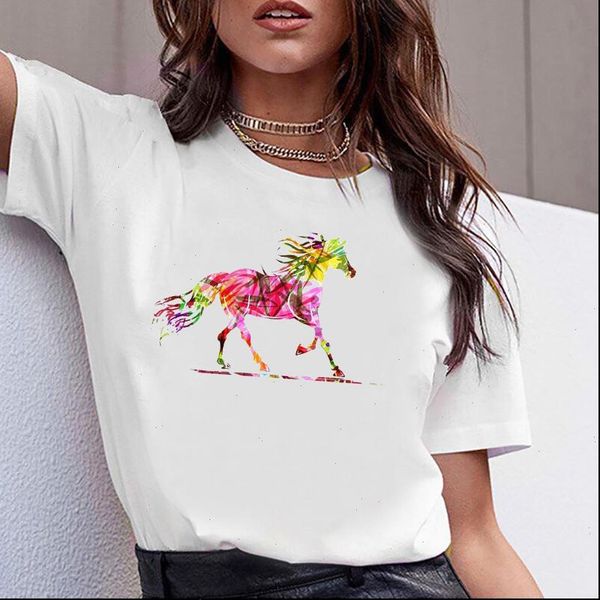 summer korean kawaii cartoon women short sleeve casual graphic printed clothes female tees, White
summer korean kawaii cartoon women short sleeve casual graphic printed clothes female tees, White