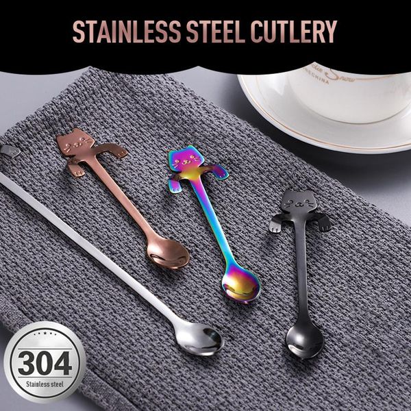 spoons stainless steel coffee spoon cute cat shape teaspoon dessert snack scoop ice cream mini tableware coffe
spoons stainless steel coffee spoon cute cat shape teaspoon dessert snack scoop ice cream mini tableware coffe