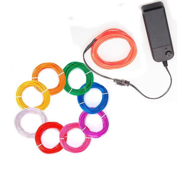 strips 2m/ 3m /5m 3v flexible neon light glow el wire rope tape cable strip led lights shoes clothing waterproof
strips 2m/ 3m /5m 3v flexible neon light glow el wire rope tape cable strip led lights shoes clothing waterproof