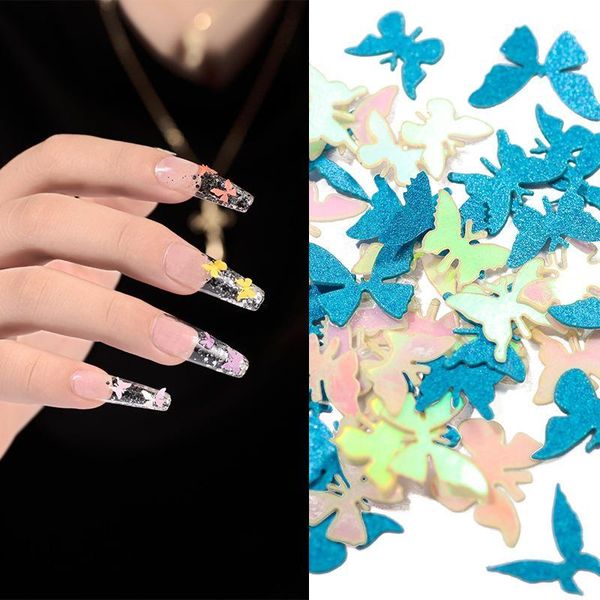 box of 50 pcs nail fluorescent wood pulp board 14 color butterfly 3d decoration accessories diy design art stickers1, Silver;gold
box of 50 pcs nail fluorescent wood pulp board 14 color butterfly 3d decoration accessories diy design art stickers1, Silver;gold