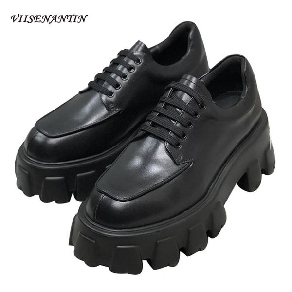 dress shoes chunky gladiator genuine leather for women round toe height incease high heel sapatos de mujer casual black platform pumps
dress shoes chunky gladiator genuine leather for women round toe height incease high heel sapatos de mujer casual black platform pumps