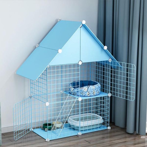 cat cage pets villa iron fence entertainment ladder diy small grid not stuck foot resin pad with roof foldable bedroom carriers,crates & hou
cat cage pets villa iron fence entertainment ladder diy small grid not stuck foot resin pad with roof foldable bedroom carriers,crates & hou