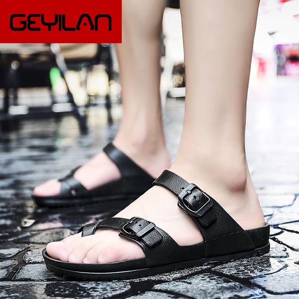 slippers men's sandal summer layer leather shoes beach casual breathable non-slip soft soles men rtg78, Black
slippers men's sandal summer layer leather shoes beach casual breathable non-slip soft soles men rtg78, Black