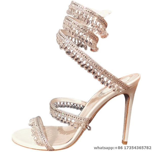 sandals rhinestone snake-shaped winding crystal pendant women peep toe stiletto heels high heel luxry party show, Black
sandals rhinestone snake-shaped winding crystal pendant women peep toe stiletto heels high heel luxry party show, Black