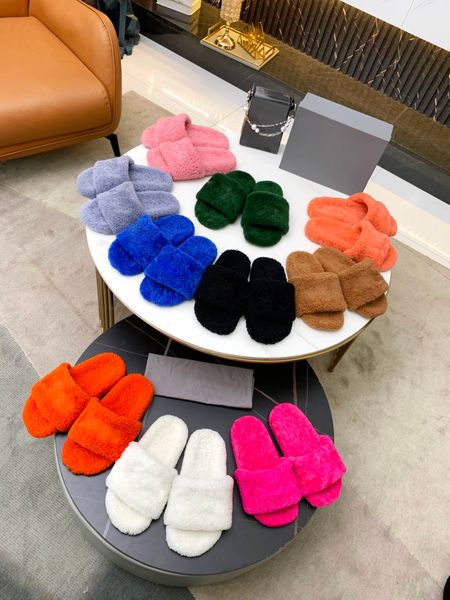 wool slippers fashion luxury design popular designer multiple colors available euro size 35-42 it can be worn indoors and outdoors, Black
wool slippers fashion luxury design popular designer multiple colors available euro size 35-42 it can be worn indoors and outdoors, Black