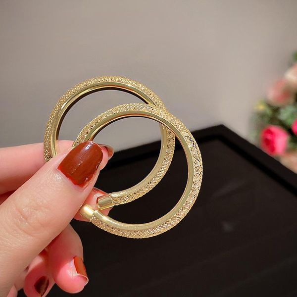 hoop & huggie exaggerated big smooth circle earrings brincos simple party mesh round loop for women jewelry pendientes, Golden;silver
hoop & huggie exaggerated big smooth circle earrings brincos simple party mesh round loop for women jewelry pendientes, Golden;silver