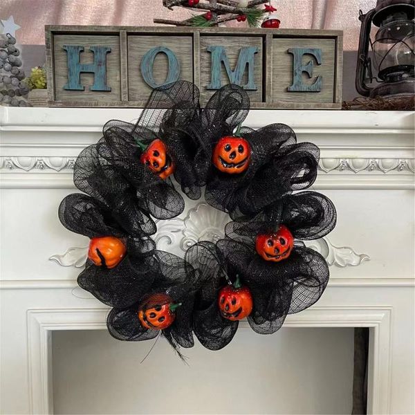 decorative flowers & wreaths halloween decoration pumpkin mesh wreath door hanging home decor head
decorative flowers & wreaths halloween decoration pumpkin mesh wreath door hanging home decor head