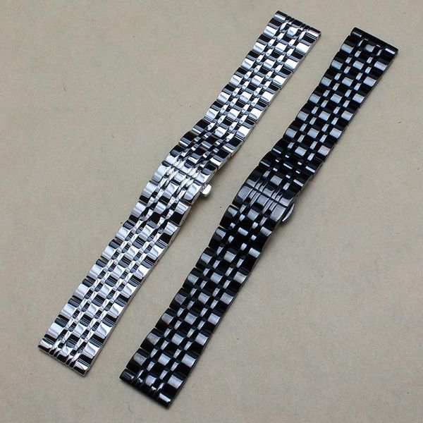 watch bands 14mm 16mm 18mm 20mm 22mm 24mm watchband straps bracelet silver black watches accessories polished solid link for men hours, Black;brown
watch bands 14mm 16mm 18mm 20mm 22mm 24mm watchband straps bracelet silver black watches accessories polished solid link for men hours, Black;brown