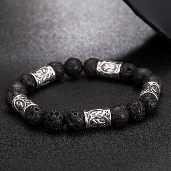 beaded, strands viking bracelet amulet lava stone beads vikings runes jewelry slavic wicca brazalete vikingo, Black
beaded, strands viking bracelet amulet lava stone beads vikings runes jewelry slavic wicca brazalete vikingo, Black