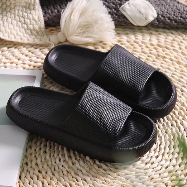 slippers fashion men thick platform mute eva soft indoor home slides non-slip summer beach sandals women bathroom shoes, Black
slippers fashion men thick platform mute eva soft indoor home slides non-slip summer beach sandals women bathroom shoes, Black