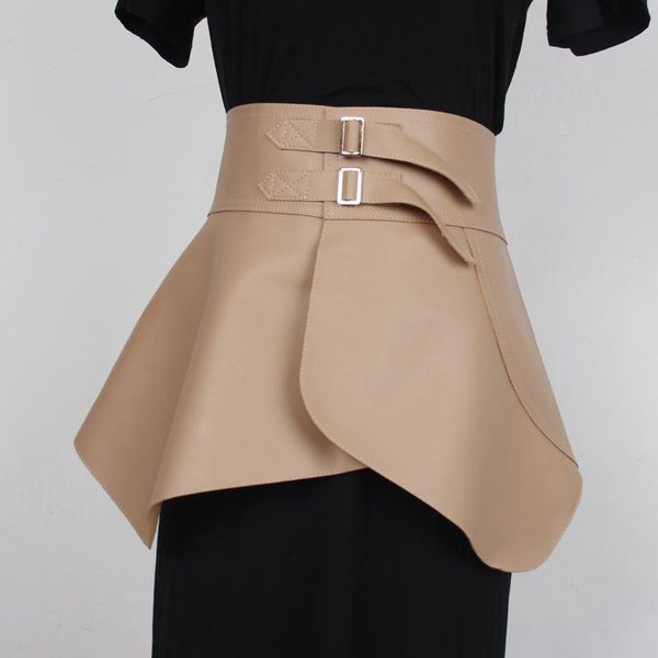 belts 2021 wide women waistband european style irregular ruffle skirt retro double button decorative shirt dress corset accessories, Black;brown
belts 2021 wide women waistband european style irregular ruffle skirt retro double button decorative shirt dress corset accessories, Black;brown