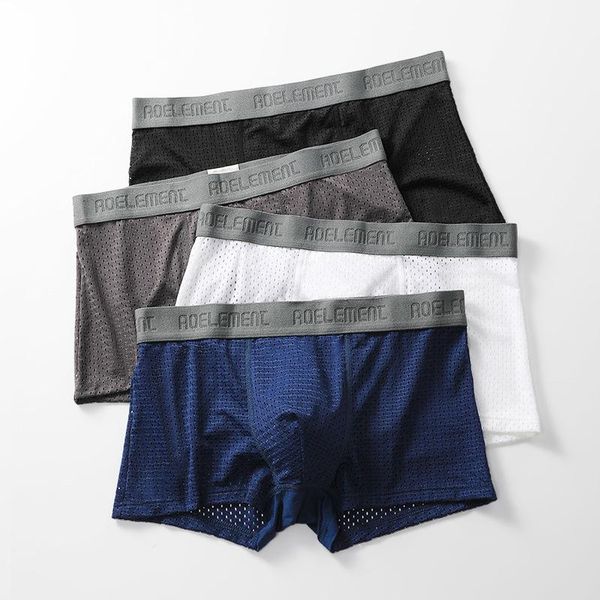 underpants 4pcs mens underwear boxers pack ice silk u pouch men's mesh panties modal breathable long boxer man plus transparent 202, Black;white
underpants 4pcs mens underwear boxers pack ice silk u pouch men's mesh panties modal breathable long boxer man plus transparent 202, Black;white