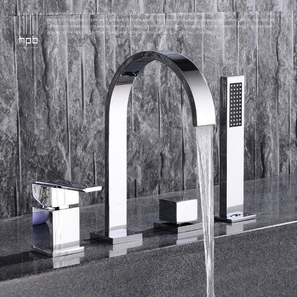 modern multi-functional chrome finish solid brass bathtub mixer system with handheld showerhead waterfull and cold faucet bathroom shower se
modern multi-functional chrome finish solid brass bathtub mixer system with handheld showerhead waterfull and cold faucet bathroom shower se