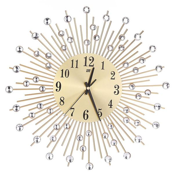 wall clocks european fashion metal plus diamond clock iron inlaid flower living room bedroom silence home decor
wall clocks european fashion metal plus diamond clock iron inlaid flower living room bedroom silence home decor