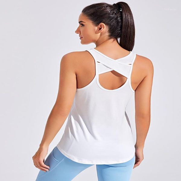 yoga outfit womens workout tank strappy shirts sports fitness running vest gym activewear
yoga outfit womens workout tank strappy shirts sports fitness running vest gym activewear