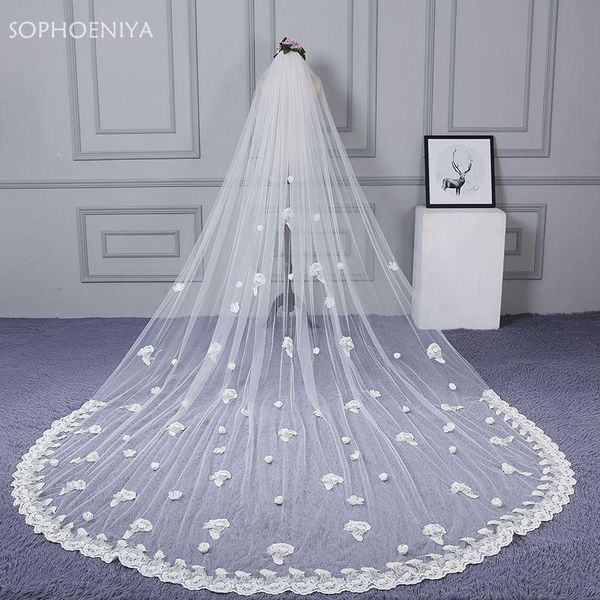 bridal veils arrival wedding veil voile sluier lace appliques ivory 2021 communion velo de novia largo, Black
bridal veils arrival wedding veil voile sluier lace appliques ivory 2021 communion velo de novia largo, Black