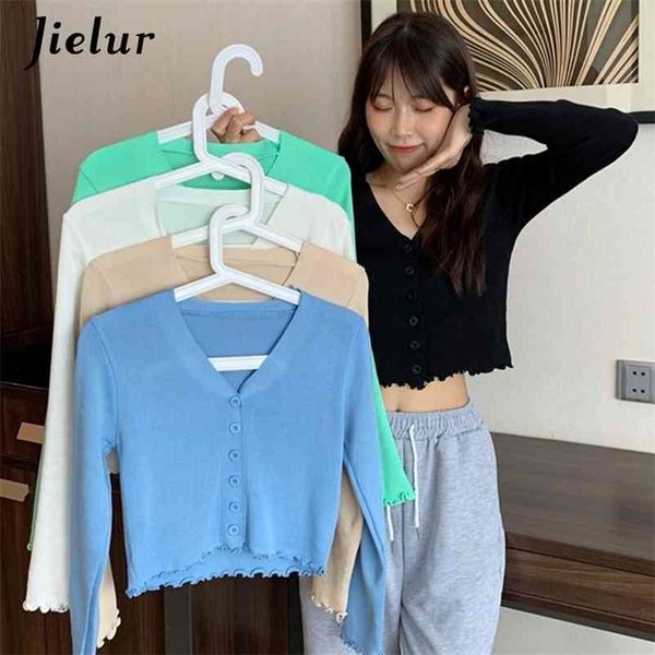 solid color cardigans sweater women v-neck autumn winter pull femme chic slim short sweaters button long sleeve cardigan 210426, White;black
solid color cardigans sweater women v-neck autumn winter pull femme chic slim short sweaters button long sleeve cardigan 210426, White;black