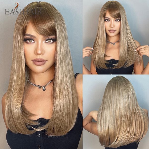 long brown straight synthetic wigs for women wigs with bangs daily natural hair wigs heat resistant christmas gifts, Black
long brown straight synthetic wigs for women wigs with bangs daily natural hair wigs heat resistant christmas gifts, Black