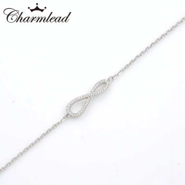 charm bracelets charmlead 925 sterling silver sparkling infinity bracelet bling cubic stone shine fashion girl gift jewelry box, Golden;silver
charm bracelets charmlead 925 sterling silver sparkling infinity bracelet bling cubic stone shine fashion girl gift jewelry box, Golden;silver