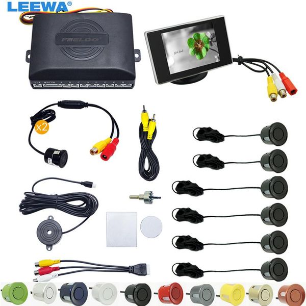 car rear view cameras& parking sensors leewa 6 front&rear dual sensor backup radar system 3.5" monitor 18.5mm camera #ca4445
car rear view cameras& parking sensors leewa 6 front&rear dual sensor backup radar system 3.5" monitor 18.5mm camera #ca4445