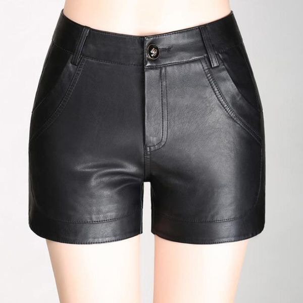 leather shorts womens autumn summer bodycon high waist zipper mini faux trouser plus size black women's, White;black
leather shorts womens autumn summer bodycon high waist zipper mini faux trouser plus size black women's, White;black