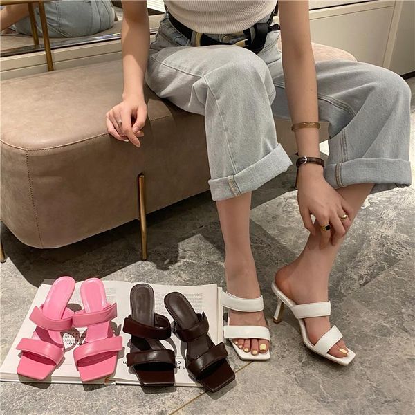 dress shoes 2021 woman summer pumps gladiator sandals women thin high heels open toe lady ladies mules for, Black
dress shoes 2021 woman summer pumps gladiator sandals women thin high heels open toe lady ladies mules for, Black
