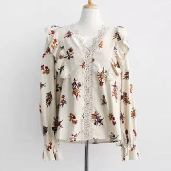 women's blouses & shirts perhaps u women beige black lace v neck bow long sleeve flare print ruffle blouse shirt sweet b0347, White
women's blouses & shirts perhaps u women beige black lace v neck bow long sleeve flare print ruffle blouse shirt sweet b0347, White