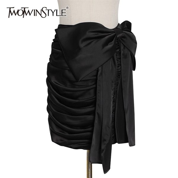 black patchwork bowknot skirt for women high waist ruched a line mini skirts female fashion clothing 210521
black patchwork bowknot skirt for women high waist ruched a line mini skirts female fashion clothing 210521