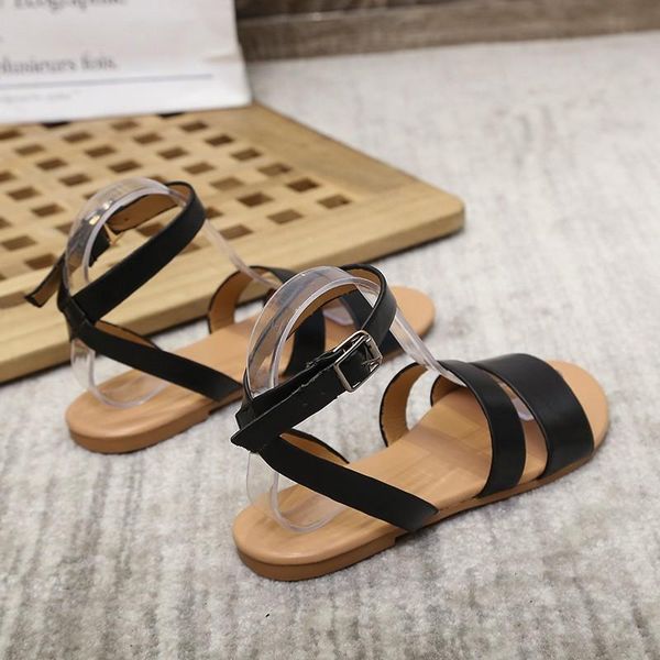 sandals women slippers pu leather mule outdoor high pointed toe slides lace up chain lady fashion party shoes woman, Black 
sandals women slippers pu leather mule outdoor high pointed toe slides lace up chain lady fashion party shoes woman, Black