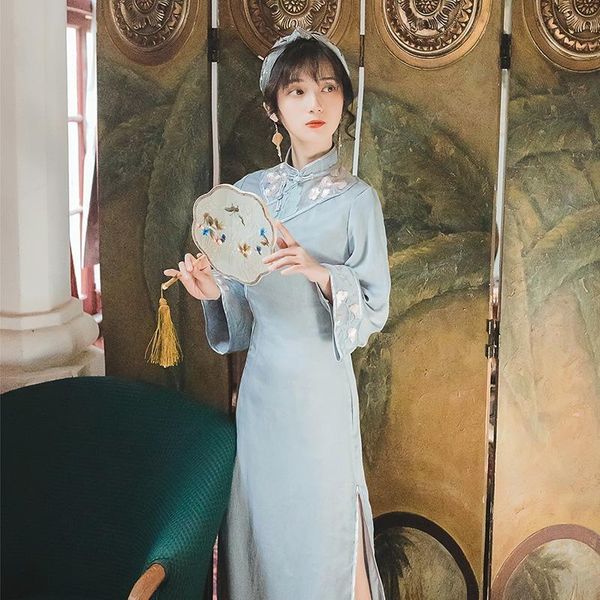 ethnic clothing 2021 summer chinese national lace cheongsams qipao long fashion dress women retro embroidery modern party for girls, Red
ethnic clothing 2021 summer chinese national lace cheongsams qipao long fashion dress women retro embroidery modern party for girls, Red