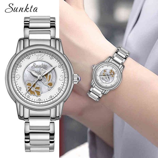 sunkta ladies fashion quartz watch women ceramics handmade casual wrist ladies quartz womens watches relogio feminino gift 210517, Slivery;brown
sunkta ladies fashion quartz watch women ceramics handmade casual wrist ladies quartz womens watches relogio feminino gift 210517, Slivery;brown