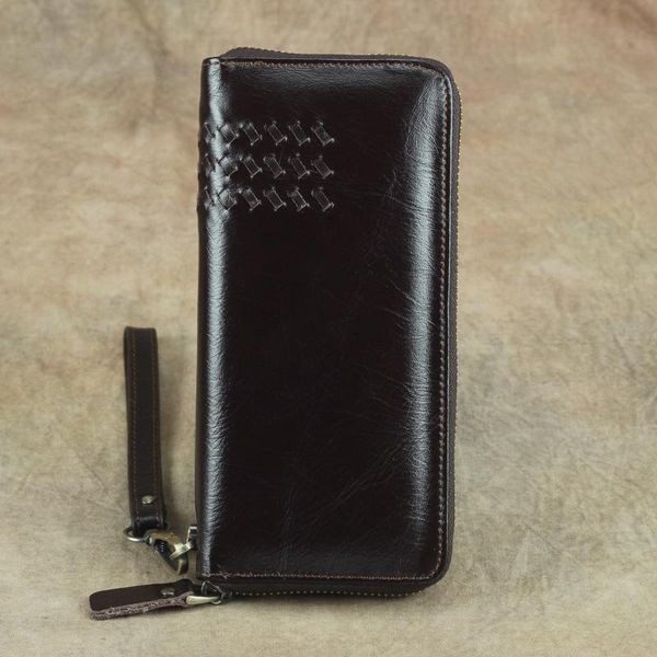 wallets 2021 men100% genuine leather clutches weaving handmade purse vintage oil cowhide long wallet for men gift design, Red;black
wallets 2021 men100% genuine leather clutches weaving handmade purse vintage oil cowhide long wallet for men gift design, Red;black