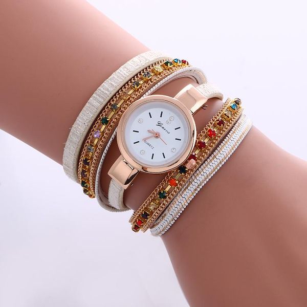 wristwatches 100pcs/lot fashion lady wrap around watch luxury color crystal leather for women quartz elegance wholesale, Slivery;brown
wristwatches 100pcs/lot fashion lady wrap around watch luxury color crystal leather for women quartz elegance wholesale, Slivery;brown