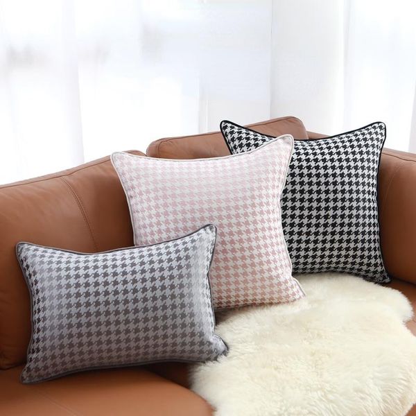 cushion/decorative pillow modern black white houndstooth woven jacquard home throw cushion cover decorative square case 45 x cm sell by piec
cushion/decorative pillow modern black white houndstooth woven jacquard home throw cushion cover decorative square case 45 x cm sell by piec