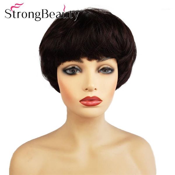 strongbeauty short straight synthetic wigs heat resistant capless hair women wig 4 colors1, Black
strongbeauty short straight synthetic wigs heat resistant capless hair women wig 4 colors1, Black