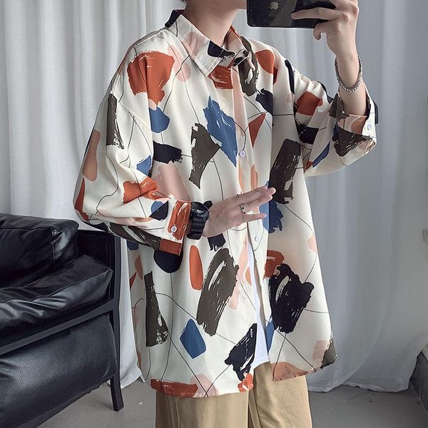 autumn casual shirt men's fashion printed business dress men streetwear wild loose long sleeve shirts mens -5xl, White;black
autumn casual shirt men's fashion printed business dress men streetwear wild loose long sleeve shirts mens -5xl, White;black