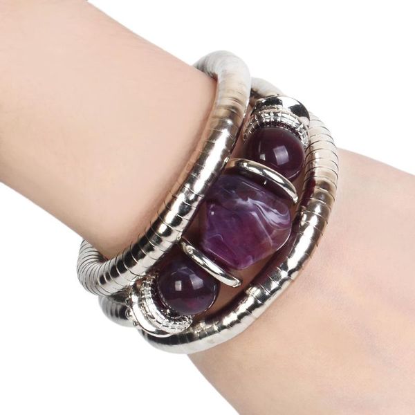 tennis fashion wide multilayer snake bracelet purple color natural stone wrap bracelets & bangles for women cuff jewelry bijoux, Golden;silver
tennis fashion wide multilayer snake bracelet purple color natural stone wrap bracelets & bangles for women cuff jewelry bijoux, Golden;silver