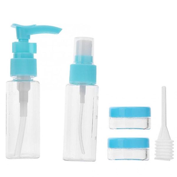7pcs/set portable travel cosmetics liquid cream makeup bottle container storage holder refillable bottles & jars
7pcs/set portable travel cosmetics liquid cream makeup bottle container storage holder refillable bottles & jars