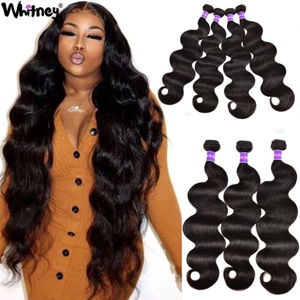 body wave human hair bundles natural color extensions brazilian virgin weave 4 thick bulks, Black
body wave human hair bundles natural color extensions brazilian virgin weave 4 thick bulks, Black